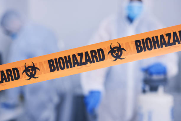 Professional Blood Cleanup technician working in Weare, NH